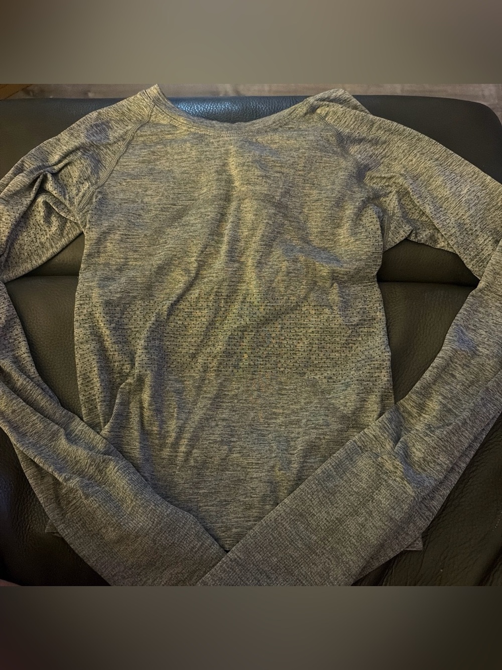 lululemon athletica Heathered Gray long sleeve
